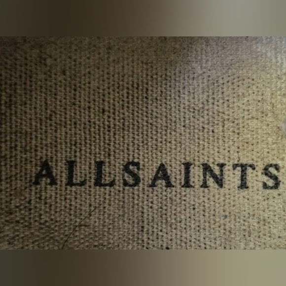 ALL SAINTS  Size 8 Tan Snake Trish Sneakers Calf Leather Lace Up Comfort - Picture 3 of 6